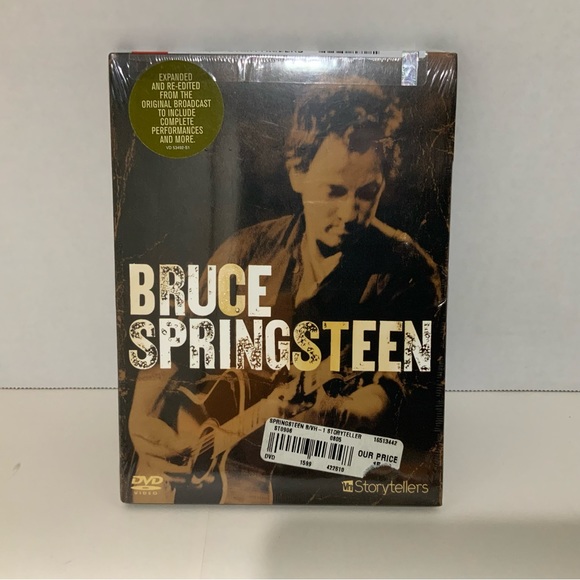 Columbia Other - Bruce Springsteen : VH-1 Storytellers DVD 2005 Solo Performance New, Sealed DVD